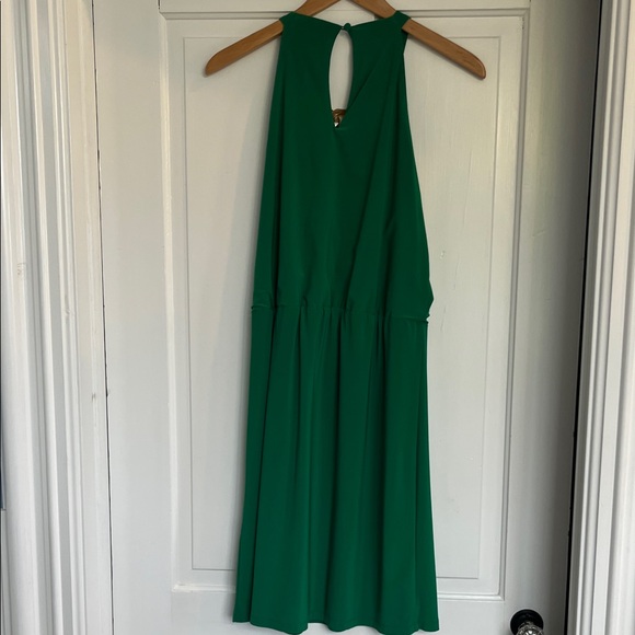 dressbarn Green Midi Dress with Gold Accents - Picture 4 of 4